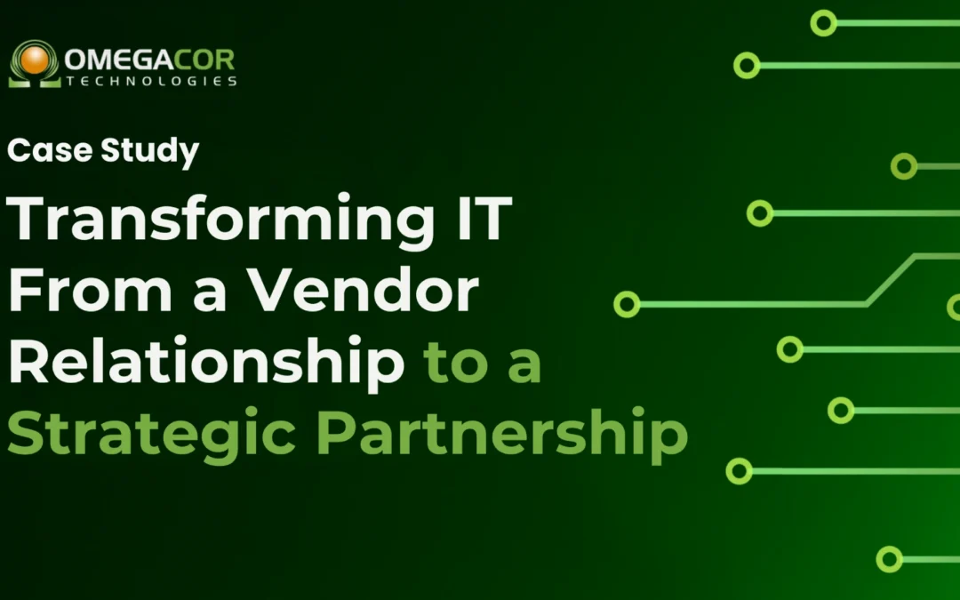 Transforming IT From a Vendor Relationship to a Strategic Partnership