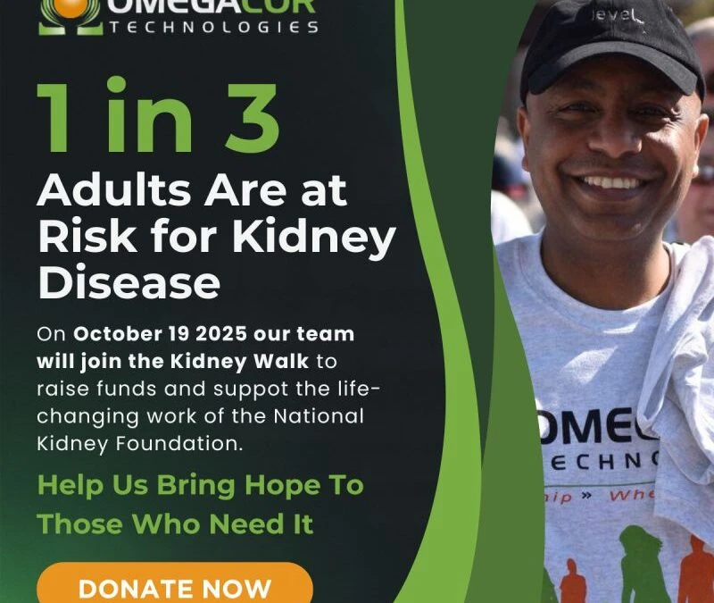 OmegaCor Participates in the Annual Kidney Walk